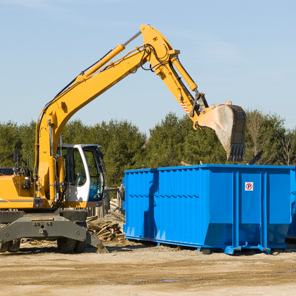 what size residential dumpster rentals are available in Le Claire IA